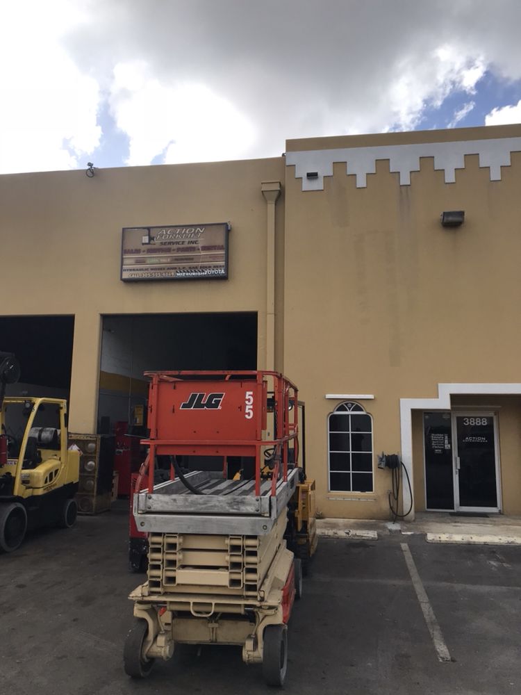 ACTION FORKLIFT Updated September 2024 3888 NW 125th St, Opa Locka, Florida Machine & Tool