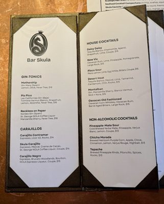Menu photo 6 Bar Skula Oakland, CA