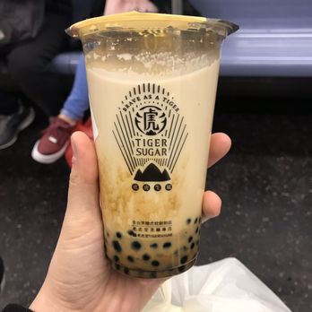 Tiger Sugar - Classic Drink, warm version - Bubble Tea Near Me - Flushing, New York