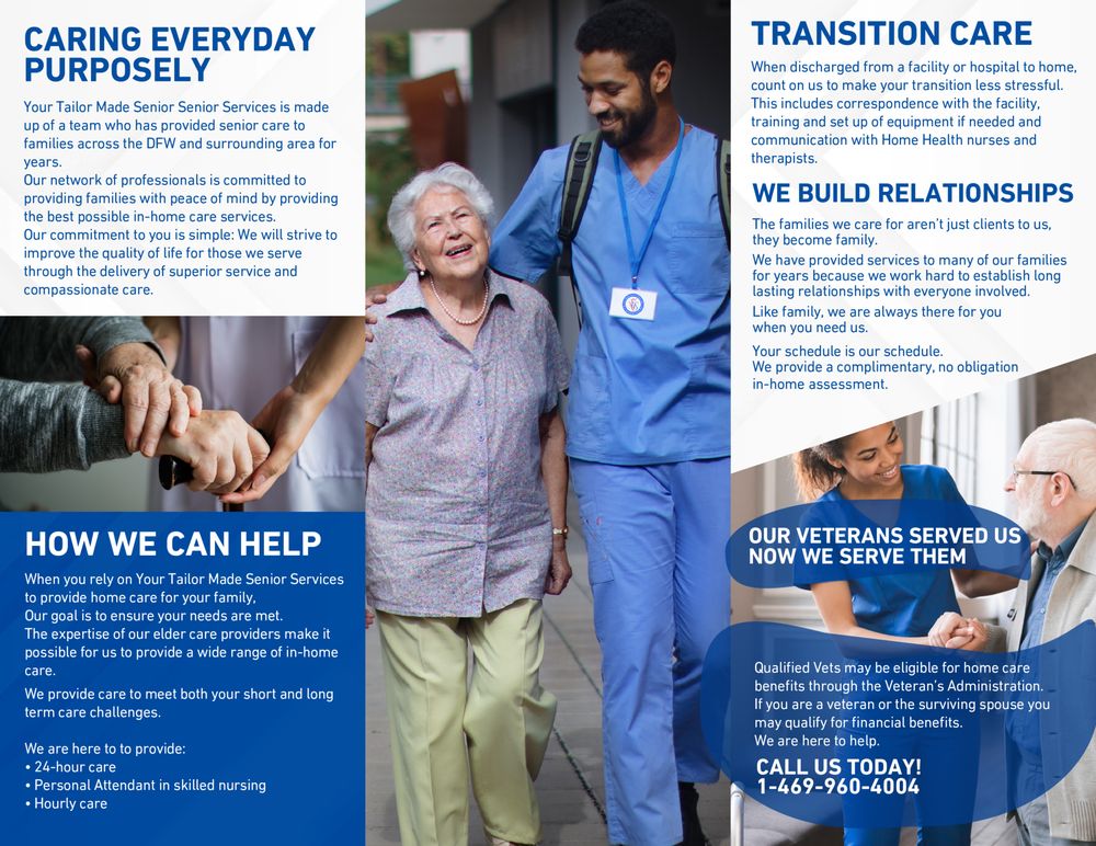 Your Tailor Made Senior Service - veterans service organization in Dallas, TX