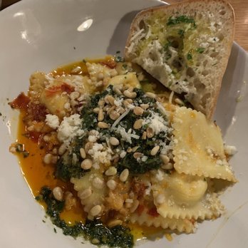 Adamo's - Four Cheese Ravioli, with an amzing spicy kick to it. - New American Near Me - Sacramento, California