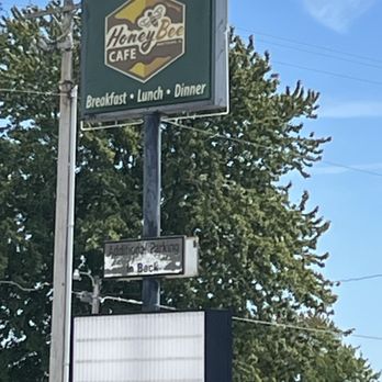 Honey Bee Cafe - Honey Bee Cafe - restaurant sign - American Near Me - Mattoon, Illinois