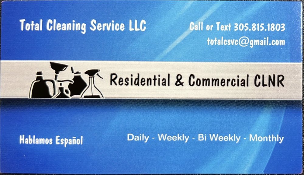 TOTAL CLEANING SERVICE Lauderhill, Florida Office Cleaning Phone