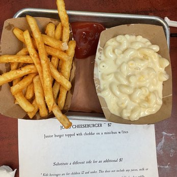Two Drummers Smokehouse - Kids Mac & Cheese with French Fries - Barbeque Near Me - Toano, Virginia