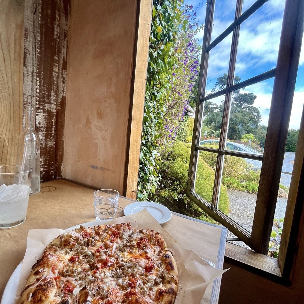 Corkscrew Cafe - Sausage pizza - American Near Me - Carmel Valley, California