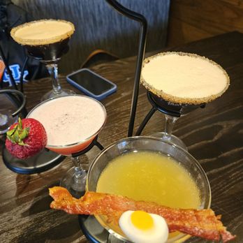 Bonefish Grill - Espresso martini, strawberry martini, special martini with gummy egg for decoration - Seafood Near Me - Lexington, Kentucky Bonefish Grill - Espresso martini, strawberry martini, special martini with gummy egg for decoration - Seafood Near Me - Lexington, Kentucky