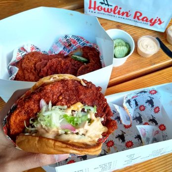 Howlin' Ray's - The sando - pretty good. - Southern Near Me - Los Angeles, California Howlin' Ray's - The sando - pretty good. - Southern Near Me - Los Angeles, California