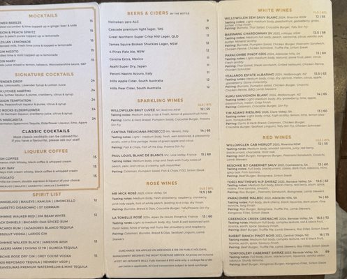 Menu photo 2 The Rocks Cafe The Rocks, NSW Menu photo 2 The Rocks Cafe The Rocks, NSW