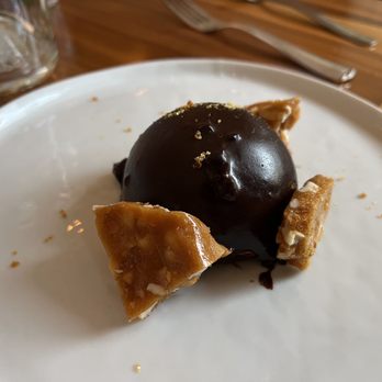 Tilia - Peanut bomb dessert - New American Near Me - Minneapolis, Minnesota Tilia - Peanut bomb dessert - New American Near Me - Minneapolis, Minnesota