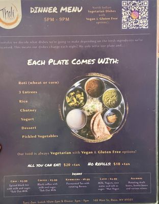 Menu photo 4 Thali Reno, NV Menu photo 4 Thali Reno, NV