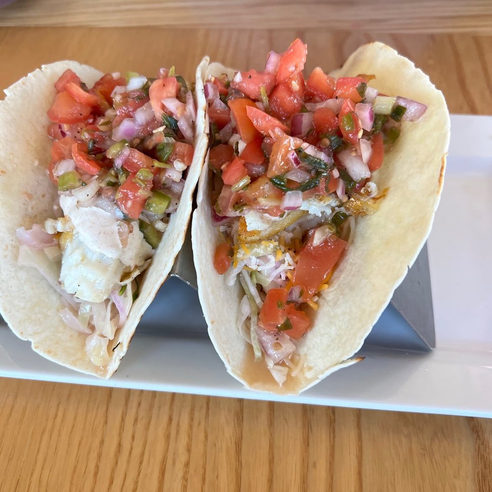 Breakwater - Fish Tacos (the fish baked on request). - American Near Me - Stonington, Connecticut Breakwater - Fish Tacos (the fish baked on request). - American Near Me - Stonington, Connecticut
