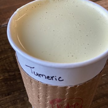 Ruby's Coffeehouse & Eatery - Turmeric latte - Coffee & Tea Near Me - Oak Island, North Carolina