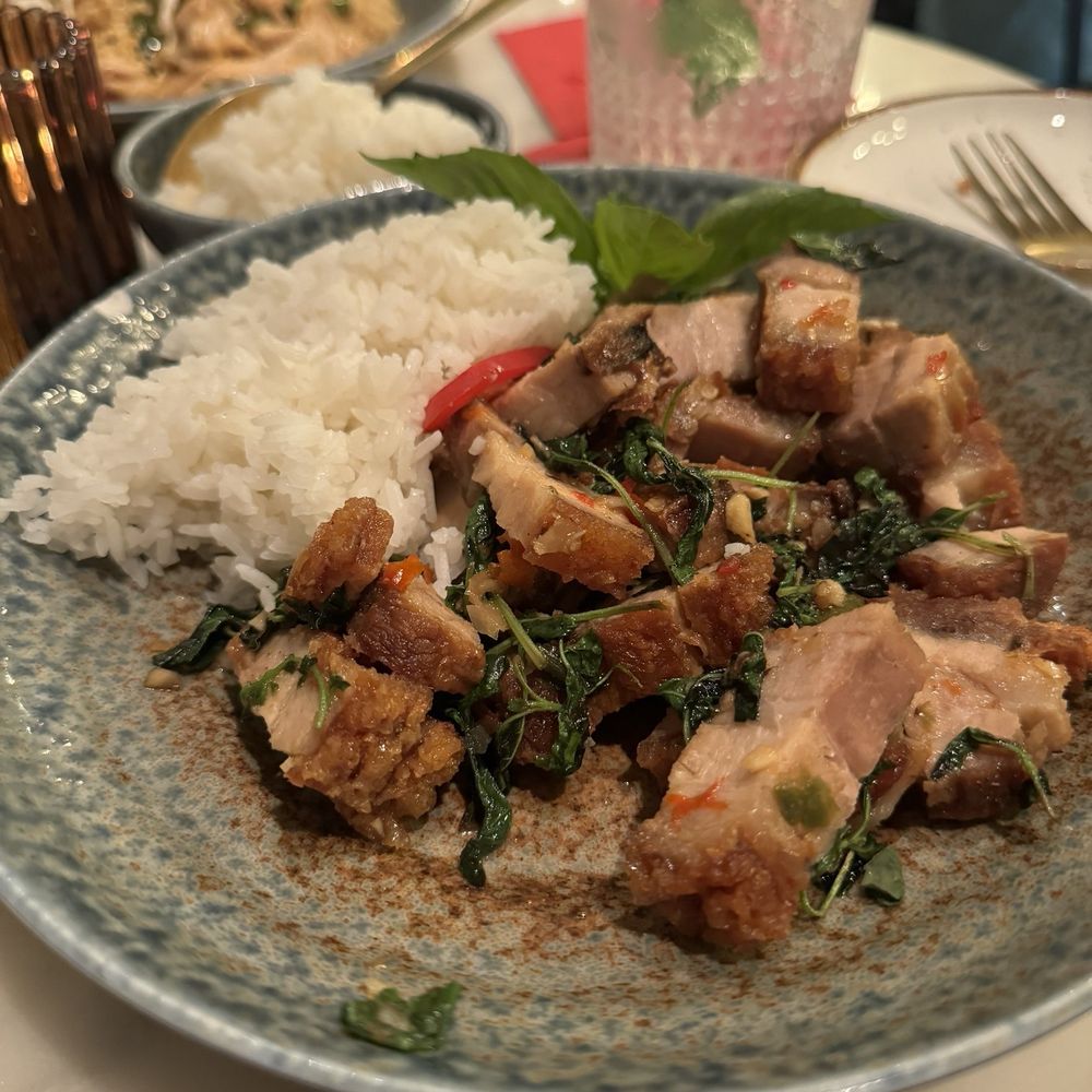 Valla Table - Moo Krob Prik Kluer - Thai Near Me - New York, New York Valla Table - Moo Krob Prik Kluer - Thai Near Me - New York, New York