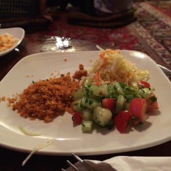 Turkuaz Cafe - Three salad platter (comes with order of pida) - Turkish Near Me - Bloomington, Indiana