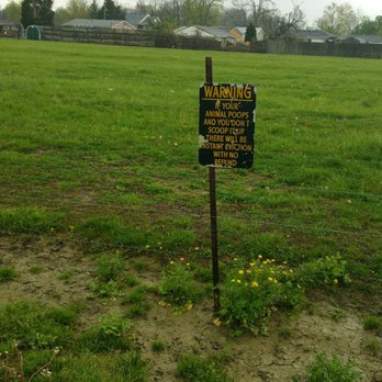 Grandma's RV Camping - One of the signs at the 'dog run'. - RV Parks Near Me - Shepherdsville, Kentucky
