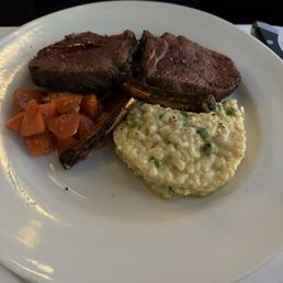 Elk chops, Risotto, Carrots Elk chops, Risotto, Carrots