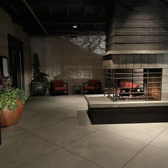 The White Chocolate Grill - Outside waiting area, cozy and comfy - American Near Me - Phoenix, Arizona