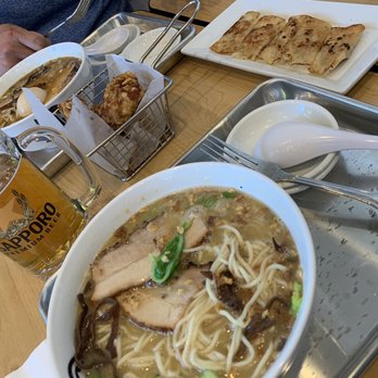 Kashiwa Ramen - Look at all this food! Thick perfect ramen ice cold beer fried chicken goyza (sp?) mmmmmmm - Ramen Near Me - Costa Mesa, California Kashiwa Ramen - Look at all this food! Thick perfect ramen ice cold beer fried chicken goyza (sp?) mmmmmmm - Ramen Near Me - Costa Mesa, California