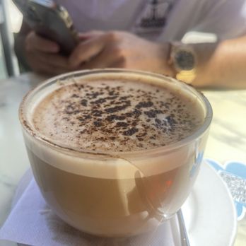 Blue Daisy - Turkish late with oat milk. - Creperies Near Me - Santa Monica, California