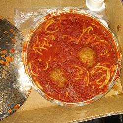 King's New York Restaurant & Pizza - in the pic it's kinda hard to see but in person it's hard to miss where the extra meatball WAS.