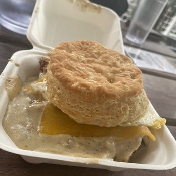 Pine State Biscuits - Biscuit with Shiitake Mushroom Gravy - Southern Near Me - Portland, Oregon Pine State Biscuits - Biscuit with Shiitake Mushroom Gravy - Southern Near Me - Portland, Oregon
