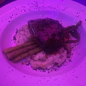 Fade + Facet - Salmon, Asparagus, and Mashed Potatoes - Hookah Bars Near Me - Duluth, Georgia