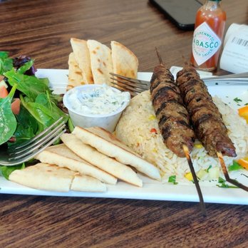 Grill & Chill Restaurant - #24. Kefta Kabob plate. - Mediterranean Near Me - Lompoc, California