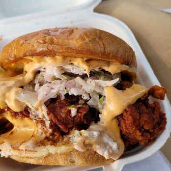 Namkeen - Nashville Chicken sandwich. - Chicken Shop Near Me - Chatham, New Jersey