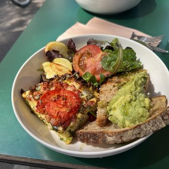 Ivy & Bros - Bacon egg frittata - Modern European Near Me - Amsterdam, New Hampshire