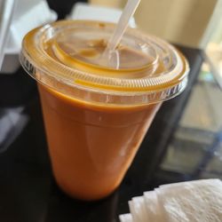 On A Roll Food Truck - Thai iced tea with no ice (I requested this).