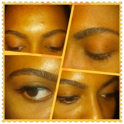 One-day old brows by Sophie. She's amazing! Just threading, no waxing. The way to go for the  sake of your skin & life of brows