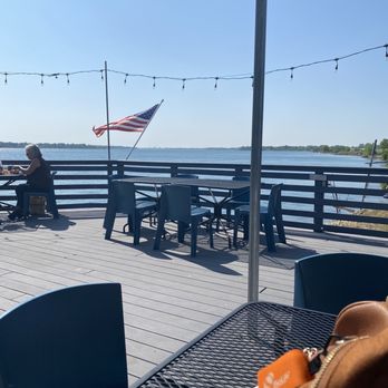 Lumberjacks Patio Grill - View from under the shade - American Near Me - North Tonawanda, New York