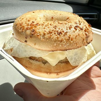 Hole In One - Sausage, Egg & Cheese Bagel - Donuts Near Me - Rockland, Massachusetts Hole In One - Sausage, Egg & Cheese Bagel - Donuts Near Me - Rockland, Massachusetts