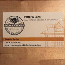 Porter & Sons All Trades Design & Builders