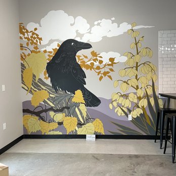 Catalyst Coffee - beautiful artwork inside - Coffee & Tea Near Me - Albuquerque, New Mexico