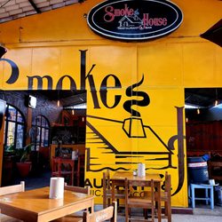 Smoke House - Nice and bright. Stands out from the road.