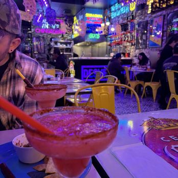 Desvelados - "No manches" blended strawberry margarita - Mexican Near Me - Glendale, California