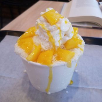SnowBall RiceBall - Mango Binsu - Desserts Near Me - Austin, Texas
