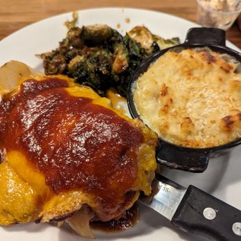 Harper House - Chicken, Mac and cheese, and brussel sprouts - New American Near Me - Cadiz, Kentucky Harper House - Chicken, Mac and cheese, and brussel sprouts - New American Near Me - Cadiz, Kentucky