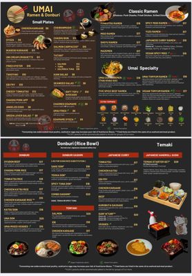 Menu photo 8 Umai Ramen & Donburi Tysons Tysons, VA Menu photo 8 Umai Ramen & Donburi Tysons Tysons, VA