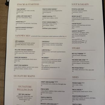 Ramsay's Kitchen - Menu as of 10/2025 - Chicken Wings Near Me - Oklahoma City, Oklahoma