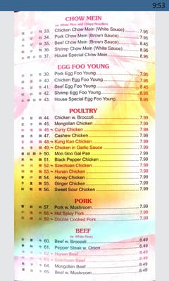Menu photo 1 Panda Buffett Kermit, TX