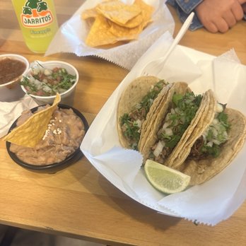 Bien Chido - 3 Tacos with Arroz, Frijoles and Jarrito Combo - Mexican Near Me - Plantation, Florida Bien Chido - 3 Tacos with Arroz, Frijoles and Jarrito Combo - Mexican Near Me - Plantation, Florida