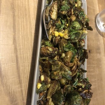 LouVino OTR - Brussels sprouts salad with corn - Wine Bars Near Me - Cincinnati, Ohio LouVino OTR - Brussels sprouts salad with corn - Wine Bars Near Me - Cincinnati, Ohio