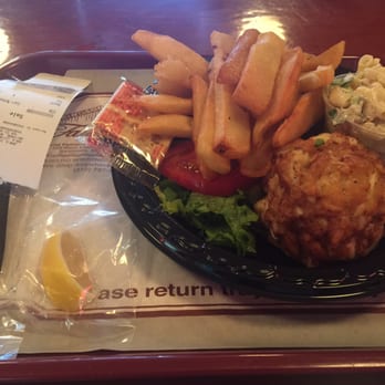 Faidley's Seafood - Jumbo lump crab cake, mac salad and fries for $21.15 ka-Ching! - Seafood Markets Near Me - Baltimore, Maryland Faidley's Seafood - Jumbo lump crab cake, mac salad and fries for $21.15 ka-Ching! - Seafood Markets Near Me - Baltimore, Maryland