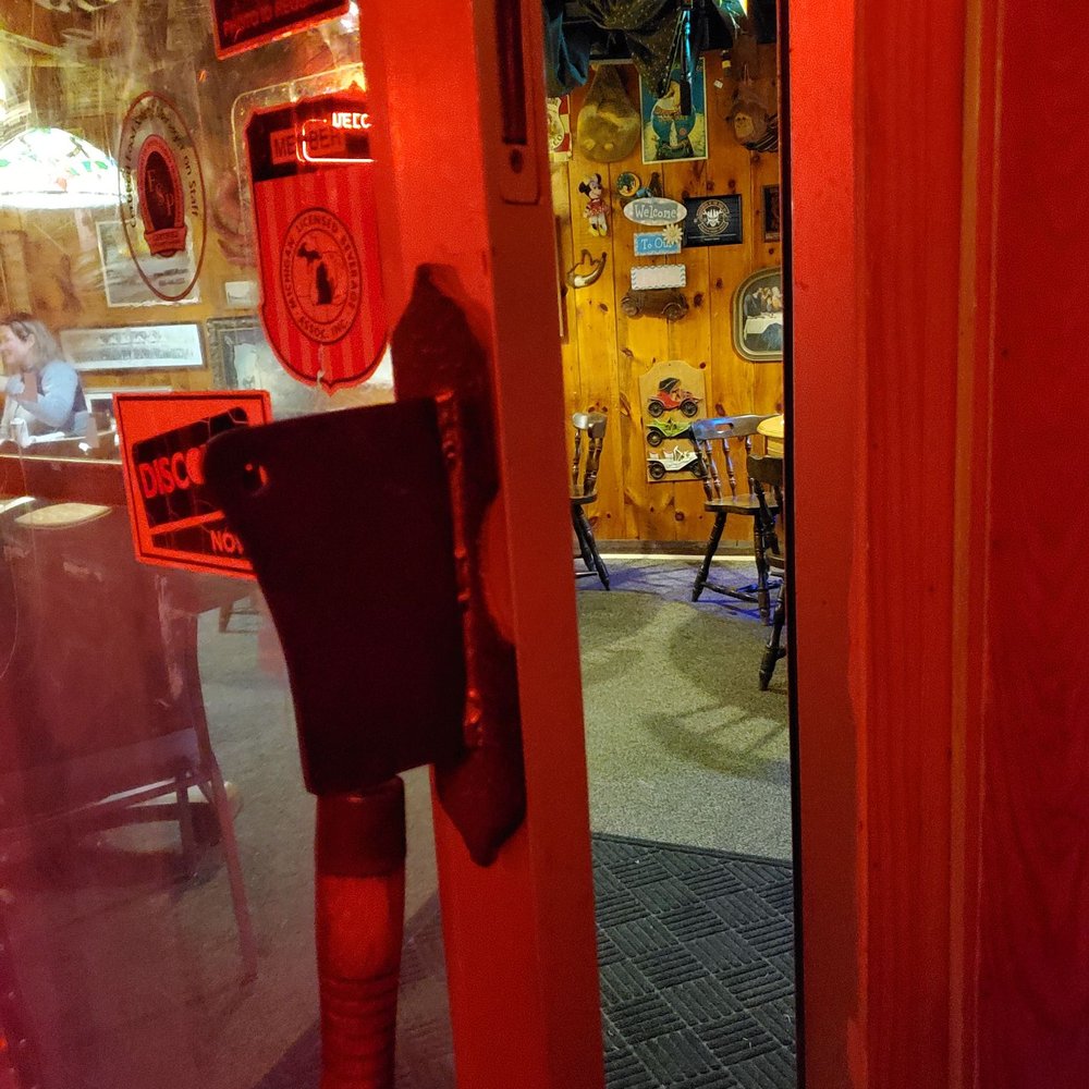 Farmers Tavern - The cleaver door handle... - Burgers Near Me - Mulliken, Michigan Farmers Tavern - The cleaver door handle... - Burgers Near Me - Mulliken, Michigan