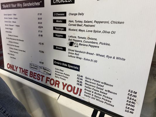 Menu photo 6 Ernie's Market Oak Park, MI Menu photo 6 Ernie's Market Oak Park, MI