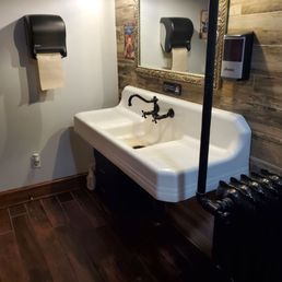 Cool, gender-neutral bathroom