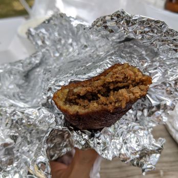 El Pilon Criollo - Alcapurria (made with green bananas and stuffed with ground beef) - Spanish Near Me - Rochester, New York
