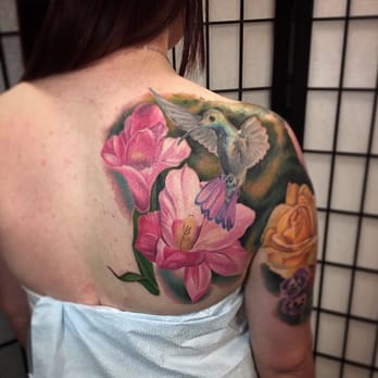 Devoted Ink - My fresh tattoo done by the amazing Matt Laster! (Back) - Tattoo Near Me - Temecula, California